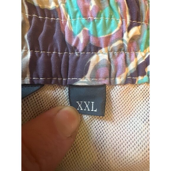 Polo Ralph Lauren Purple Paisley Print Swim Shorts XXL Preppy Beach - Picture 5 of 7